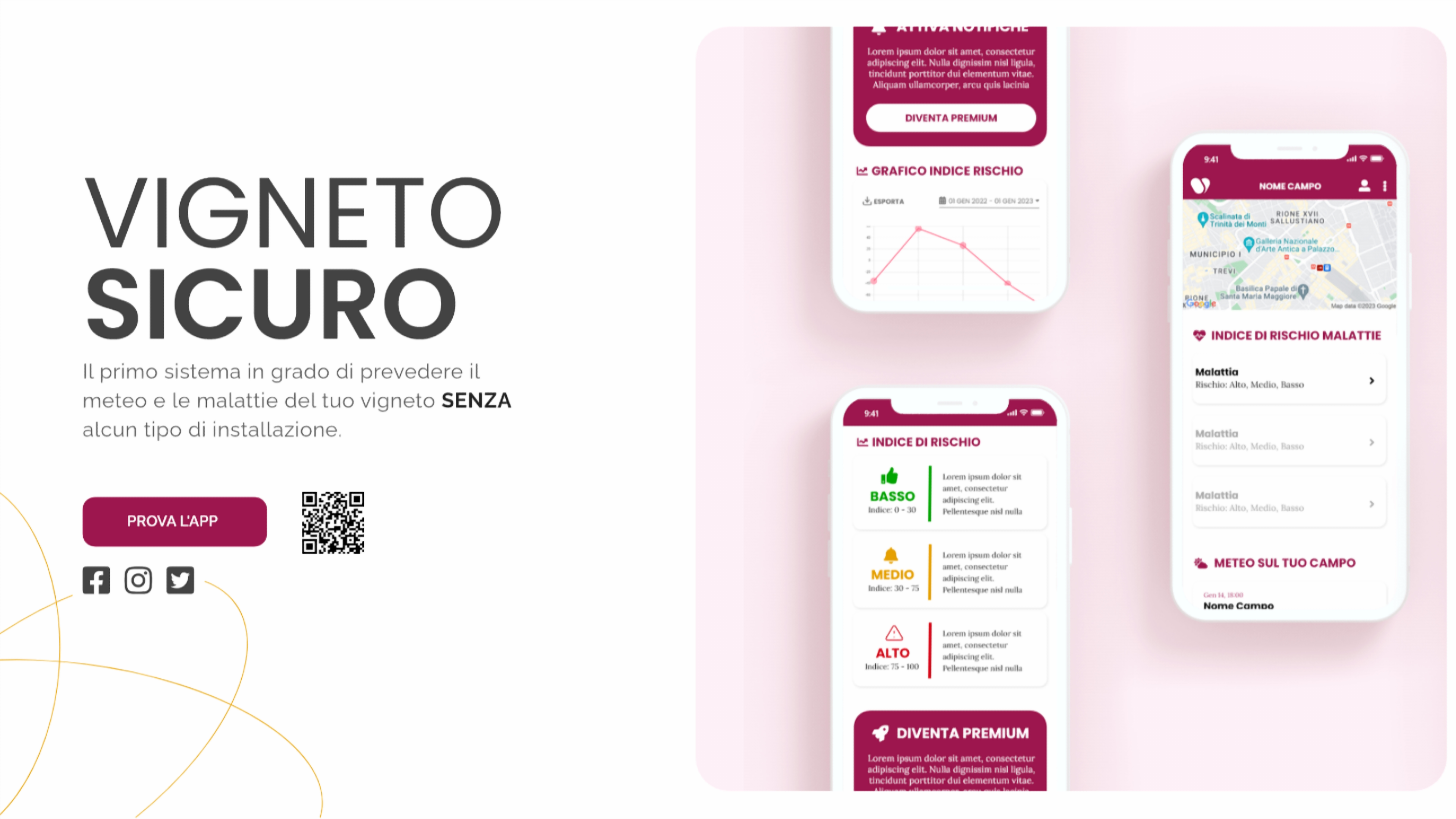 Vigneto Sicuro, l'App che prevede le malattie del vigneto