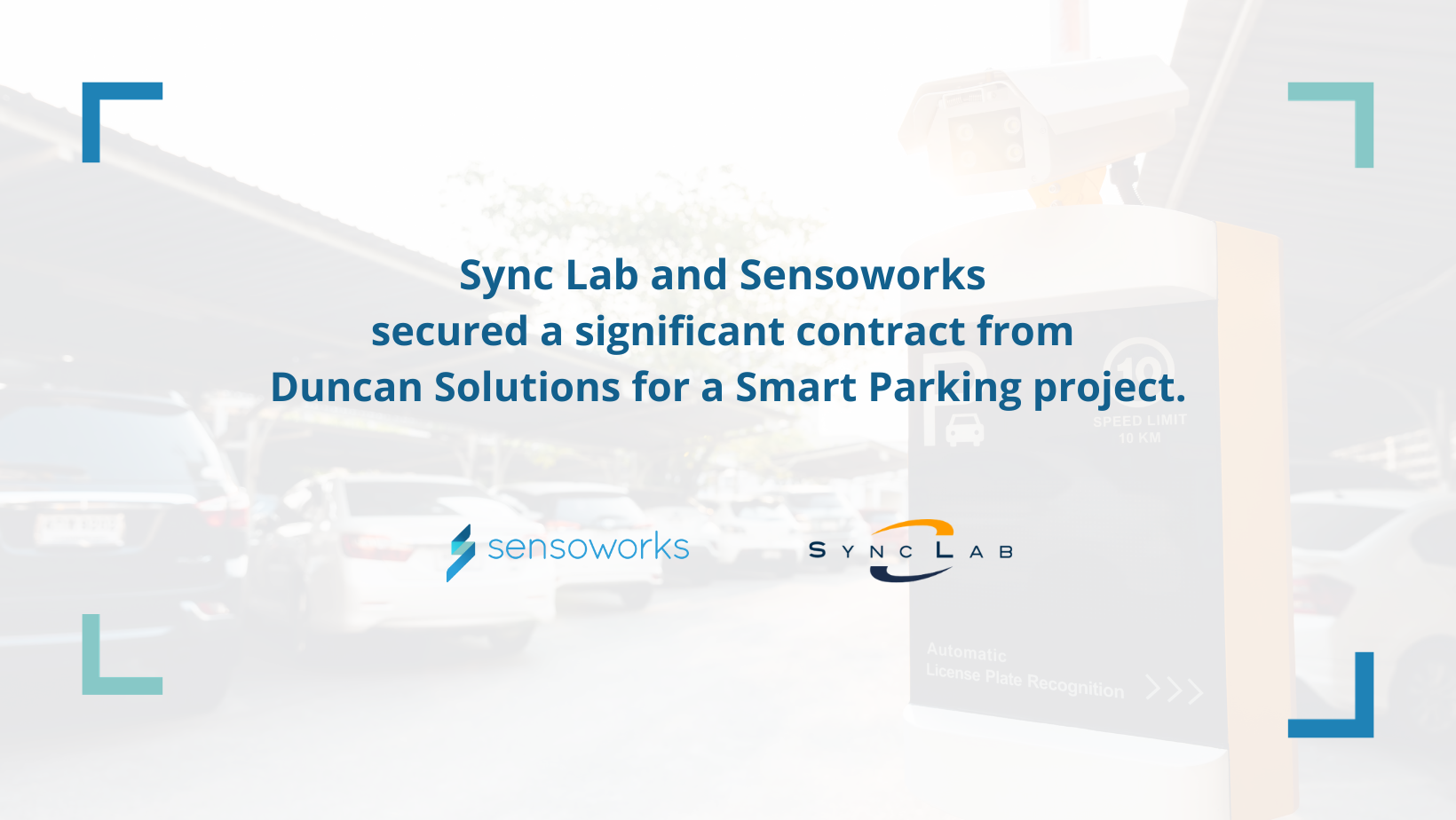 Sync Lab e Sensoworks siglano un’importante partnership strategica e si aggiudicano la commessa per il progetto di smart parking di Duncan Solutions.