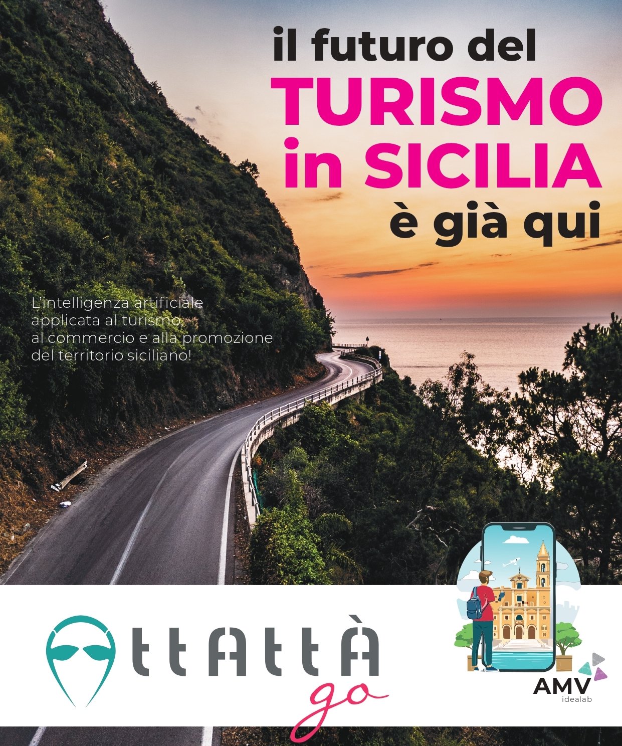 Amv Idealab Srl lancia TTattaGò allo Smau 2024 a Milano. La piattaforma innovativa che rivoluziona il turismo in Sicilia