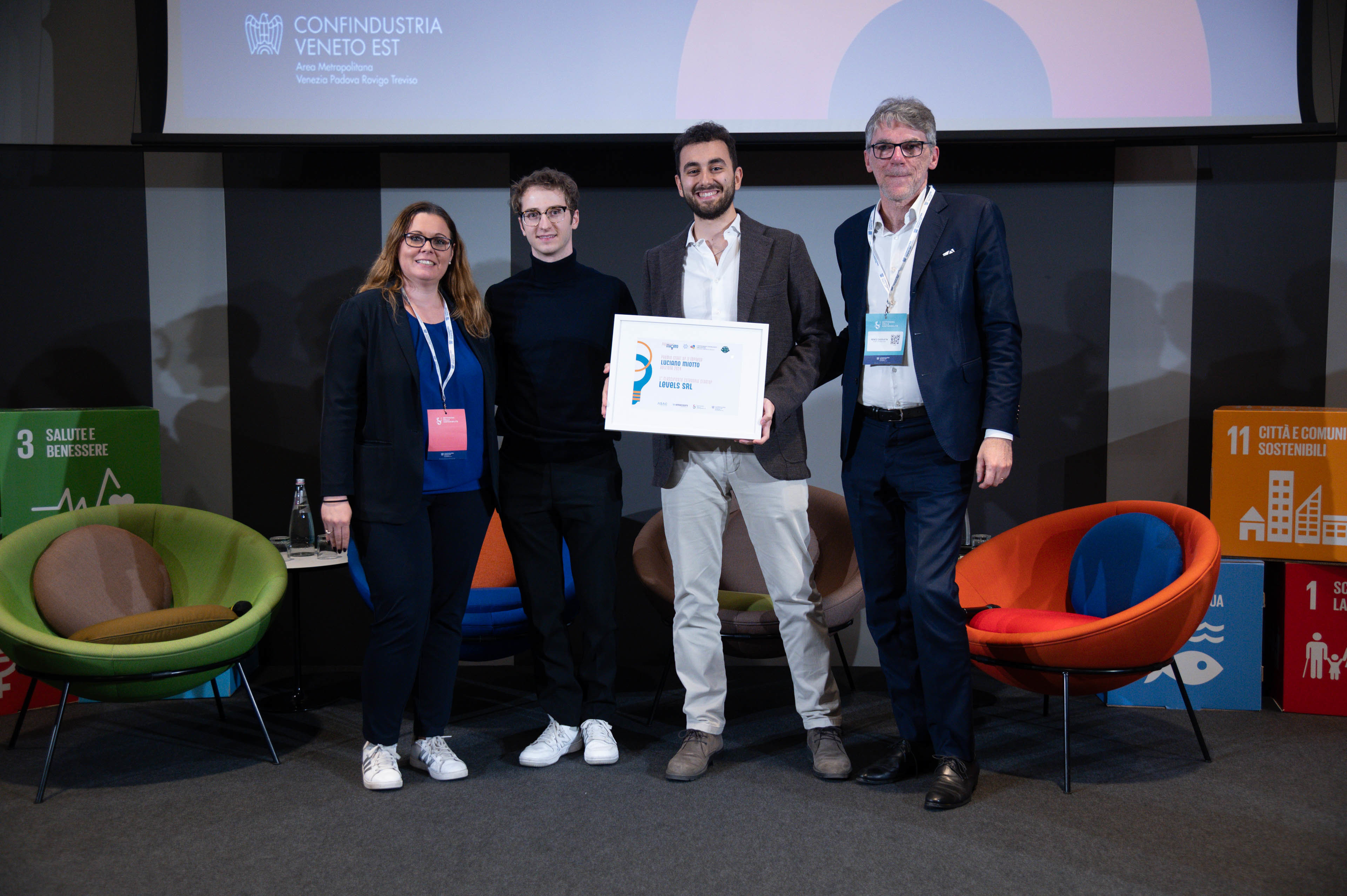 LEVELS vince il Premio Startup d'Impresa Luciano Miotto 2024