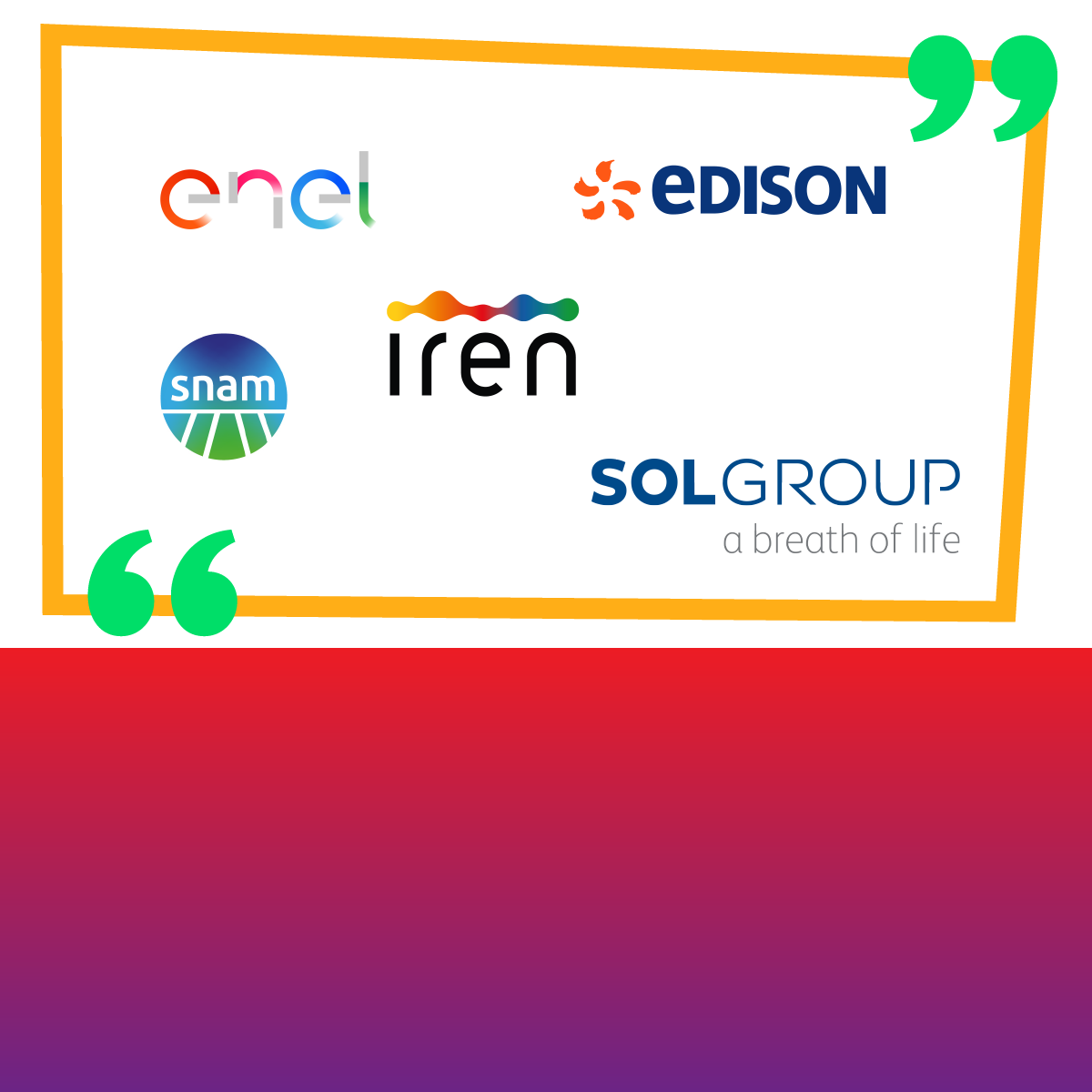 Edison, Enel, Iren, Snam, SOL Group: persone al centro 🎯