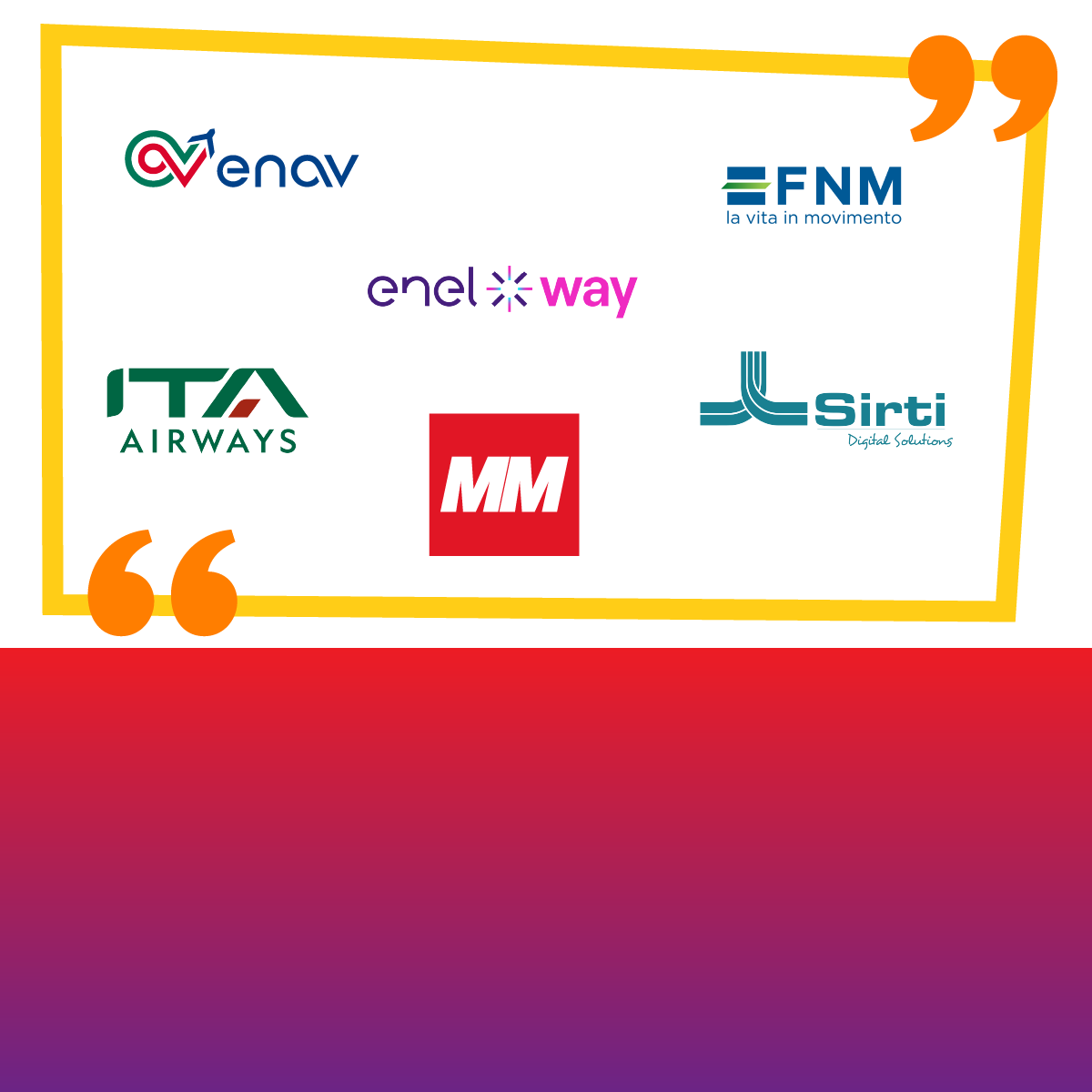 ENAV, Enel X Way, FNM, ITA Airways, MM, Sirti: testimonianze di mobilità sostenibile 🌎