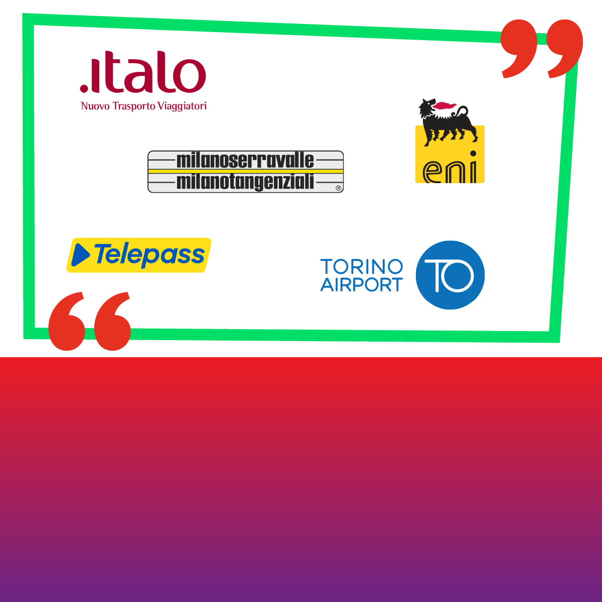 Italo, Milano Serravalle, Telepass, Torino Airport, Eni: mobilità sostenibile e semplificata per i passeggeri 🌎