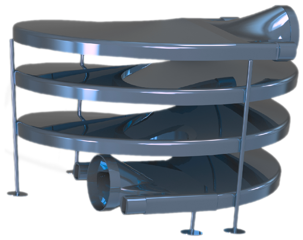 NUOVISSIMA tecnologia Total GREEN di PREINVEL®: I FILTRI FLUIDODINAMICI.