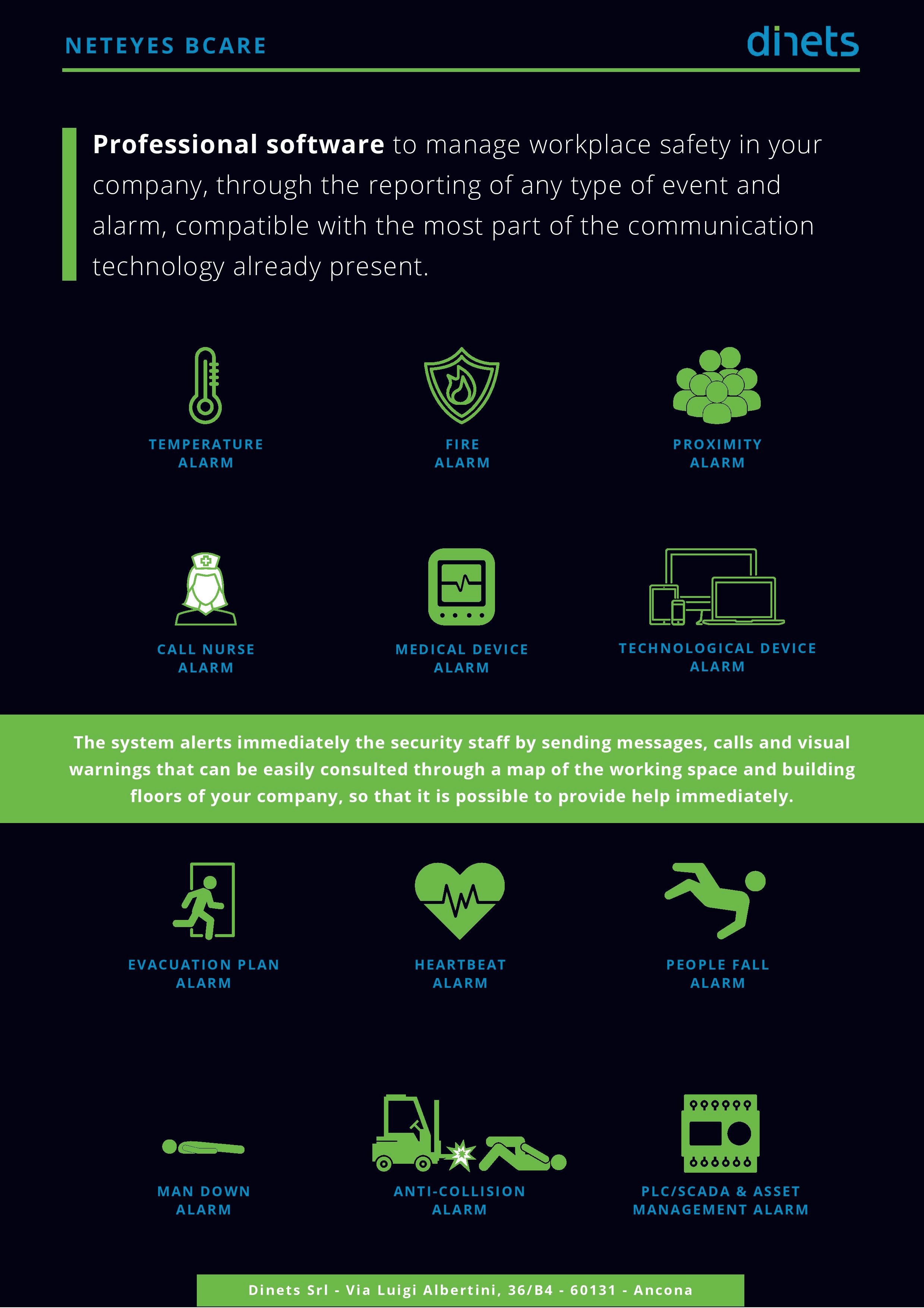 Neteyes-BCare: ICT solutions for “Safety at Work”