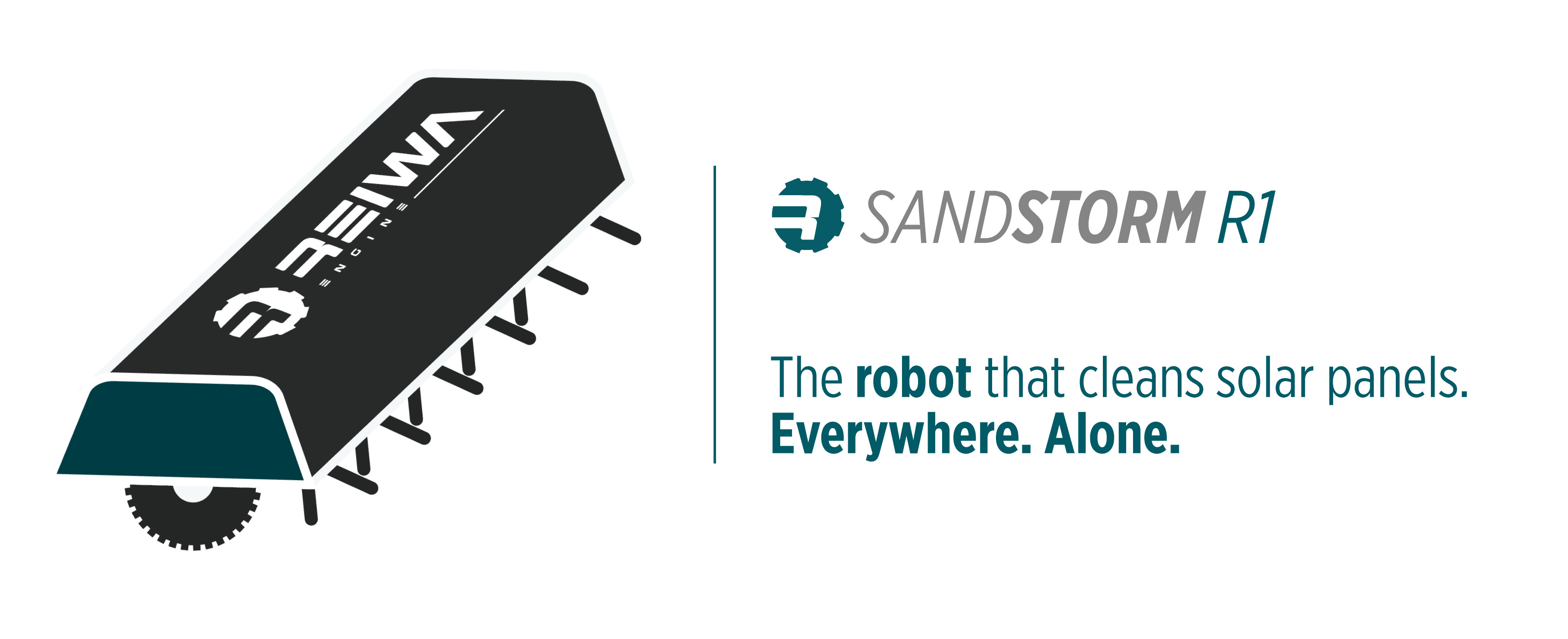 SandStorm, the robot that cleans and diagnoses solar panels. Without limits. Autonomously.