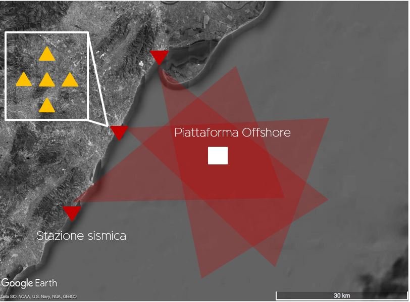 Monitoraggio in tempo reale di siti industriali offshore