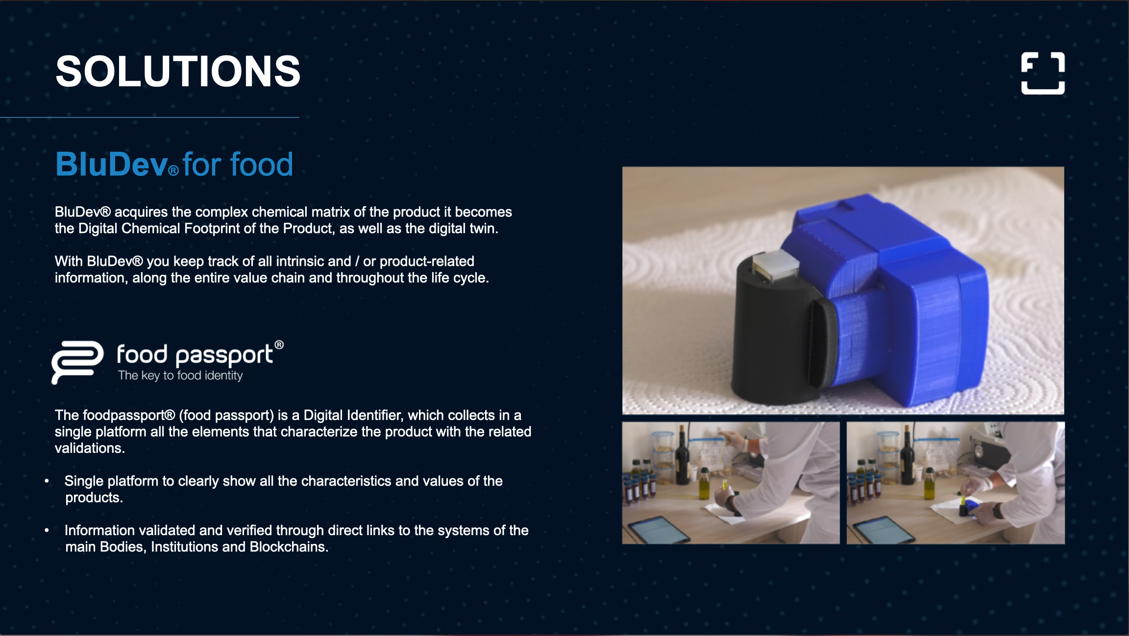 BluDev & foodpassport | the key to food identity