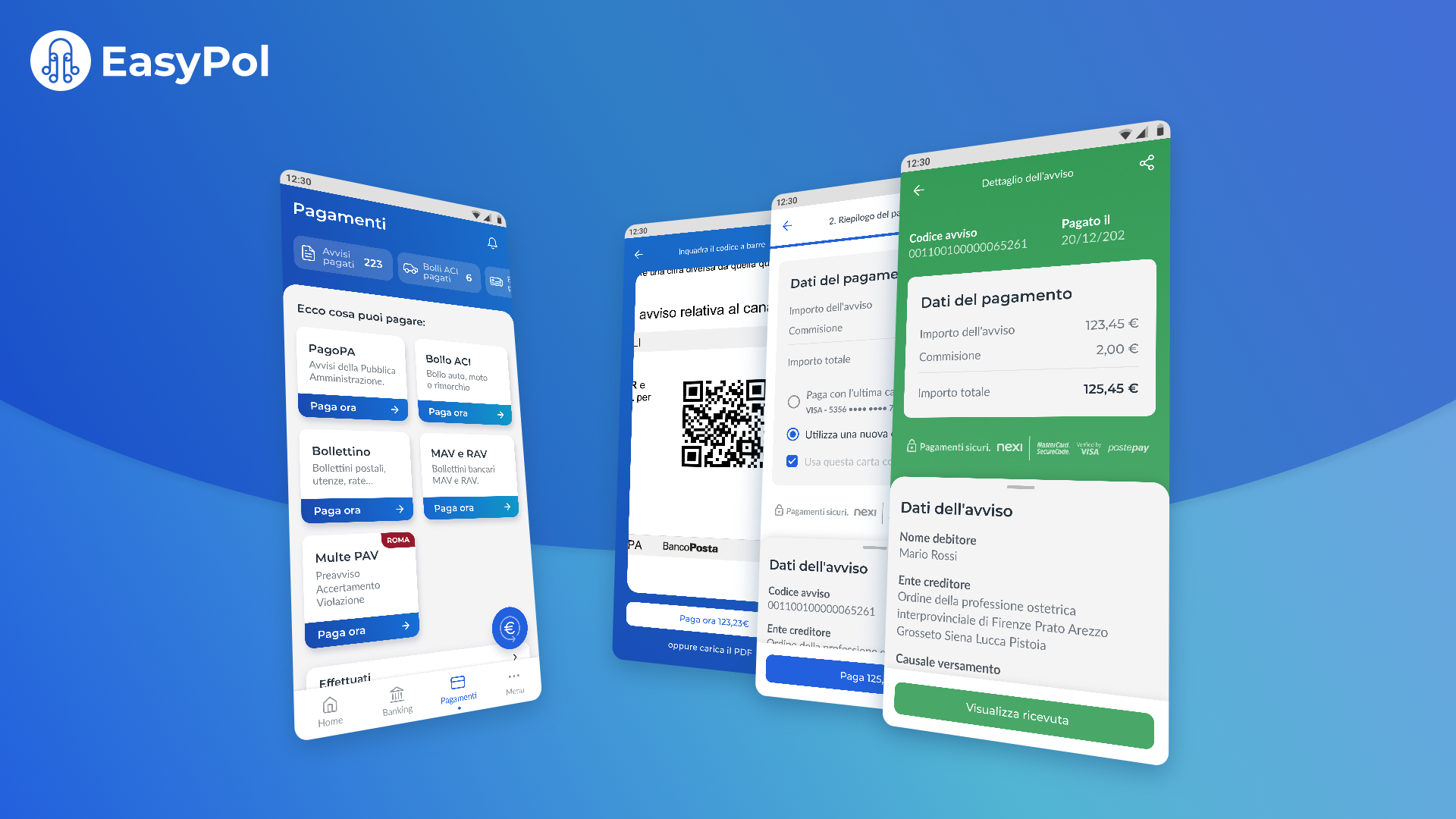 EasyPol makes digital payments to the Italian Public Administration made easy, fast, and secure