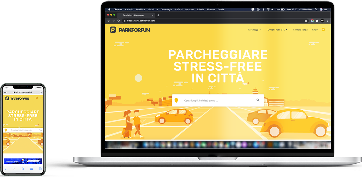 Innovative platform created for the management of event parking and for the dematerialization of the issuance of LEZ permits and parking passes.