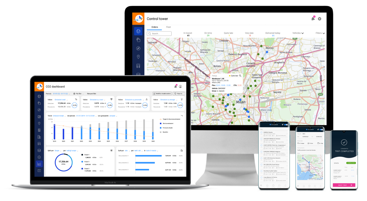 Il software di logistica smart per ottimizzare le tue operations e ridurre le emissioni di CO2