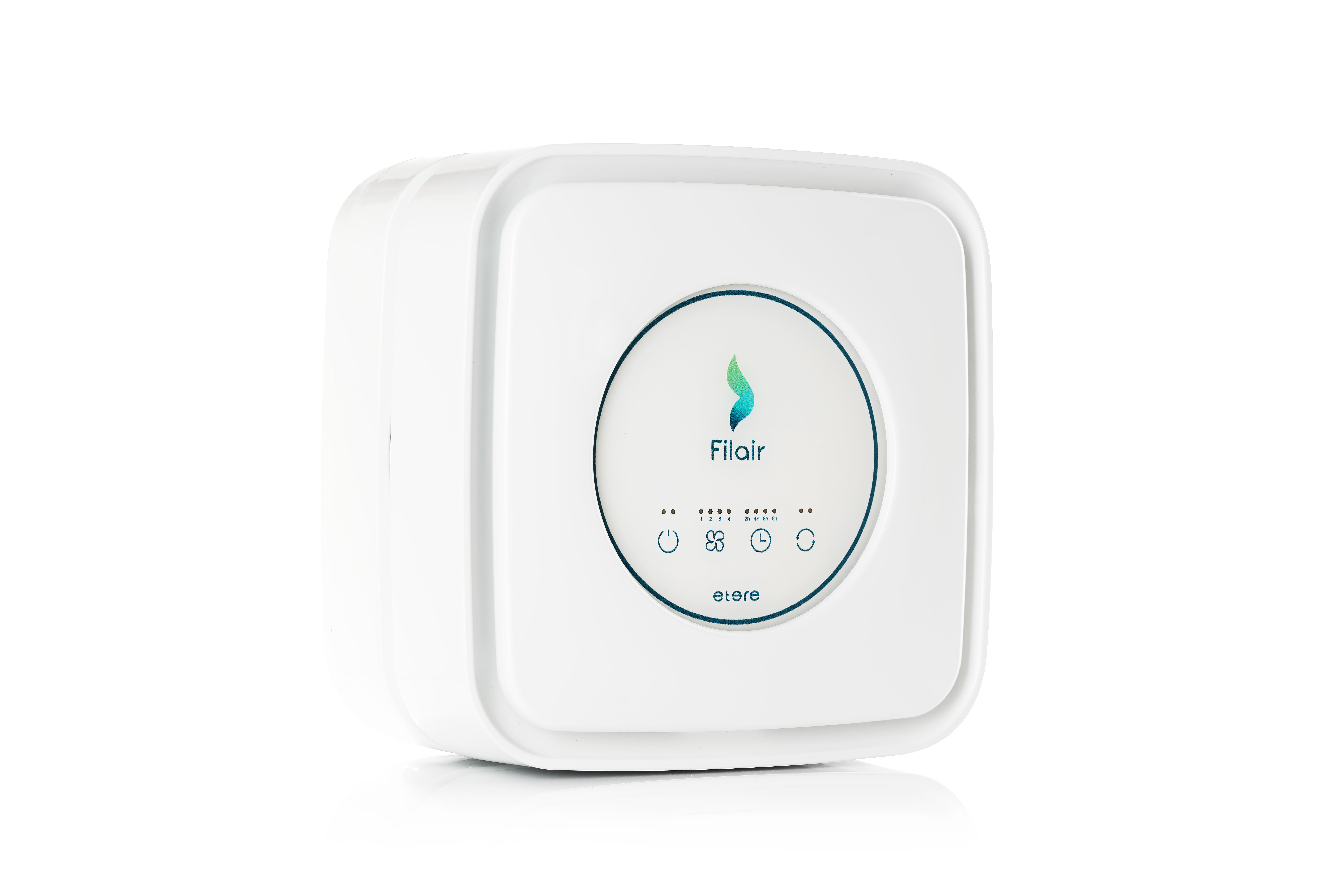 Etere the compact air purifier for indoor spaces with high efficiency against nanoparticles