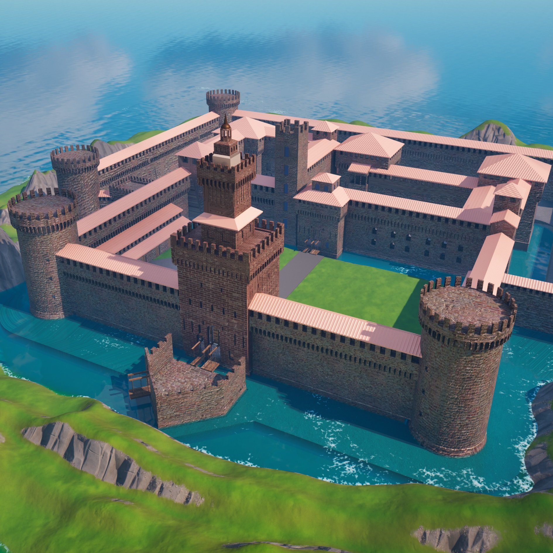 Fortnite Castello Sforzesco di Milano