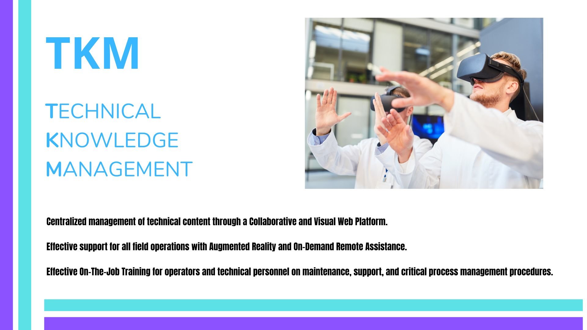 TKM, the innovative 360 Immersive Training. Digitalization of Skills Achieved with Virtual Reality.