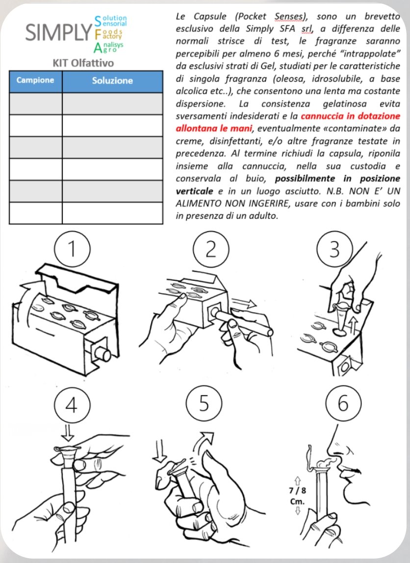 Kit Sensoriali per la formazione: allena gusto olfatto e tatto