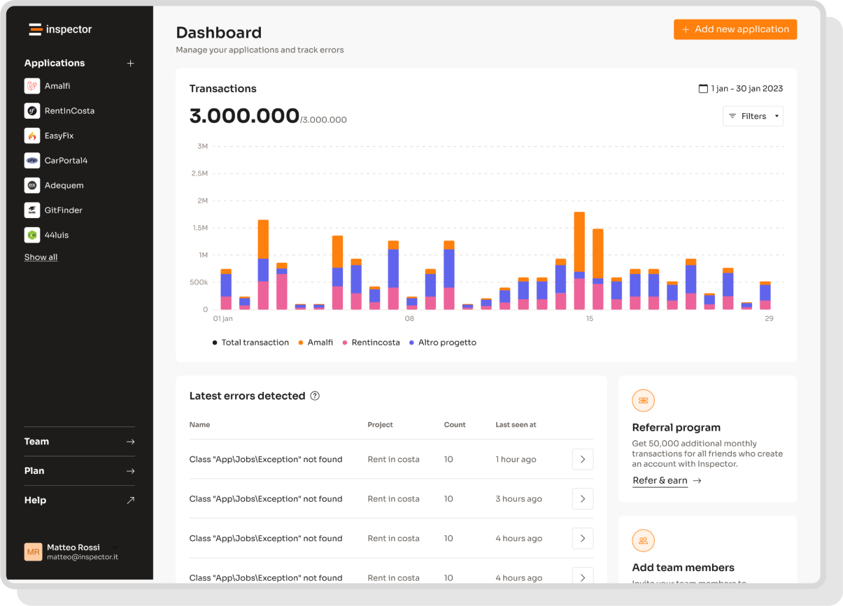 Inspector - Code Execution Monitoring, built for developers