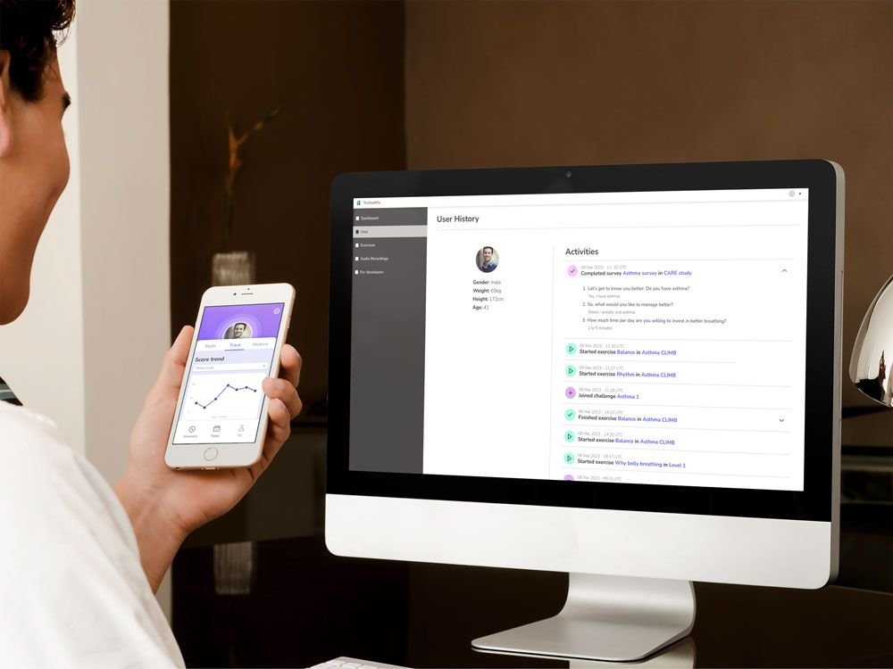 THE LUNG SCORE. Measure lung functions for screening or monitoring.