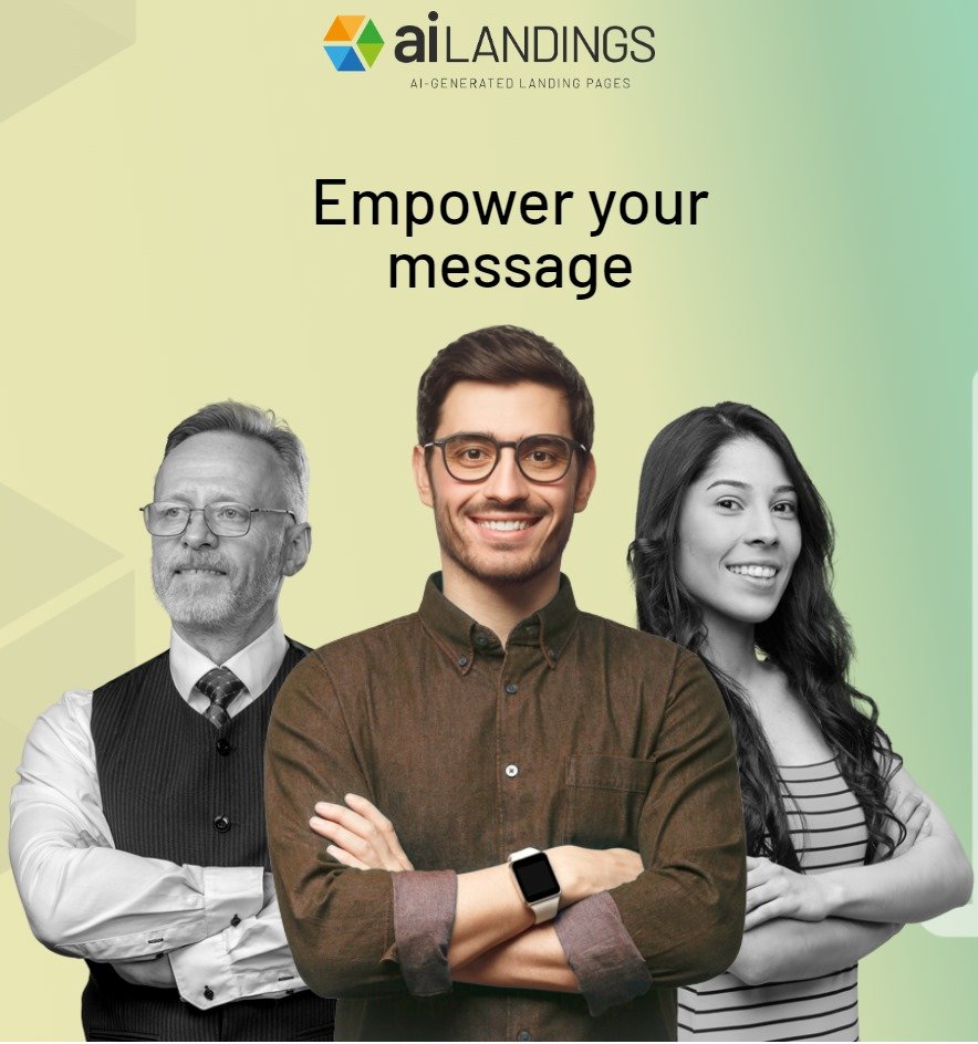 AI-empowered landing pages