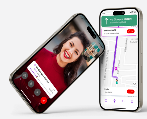 The VIOLA app is with you 24h. Moving through space has never been safer for you.