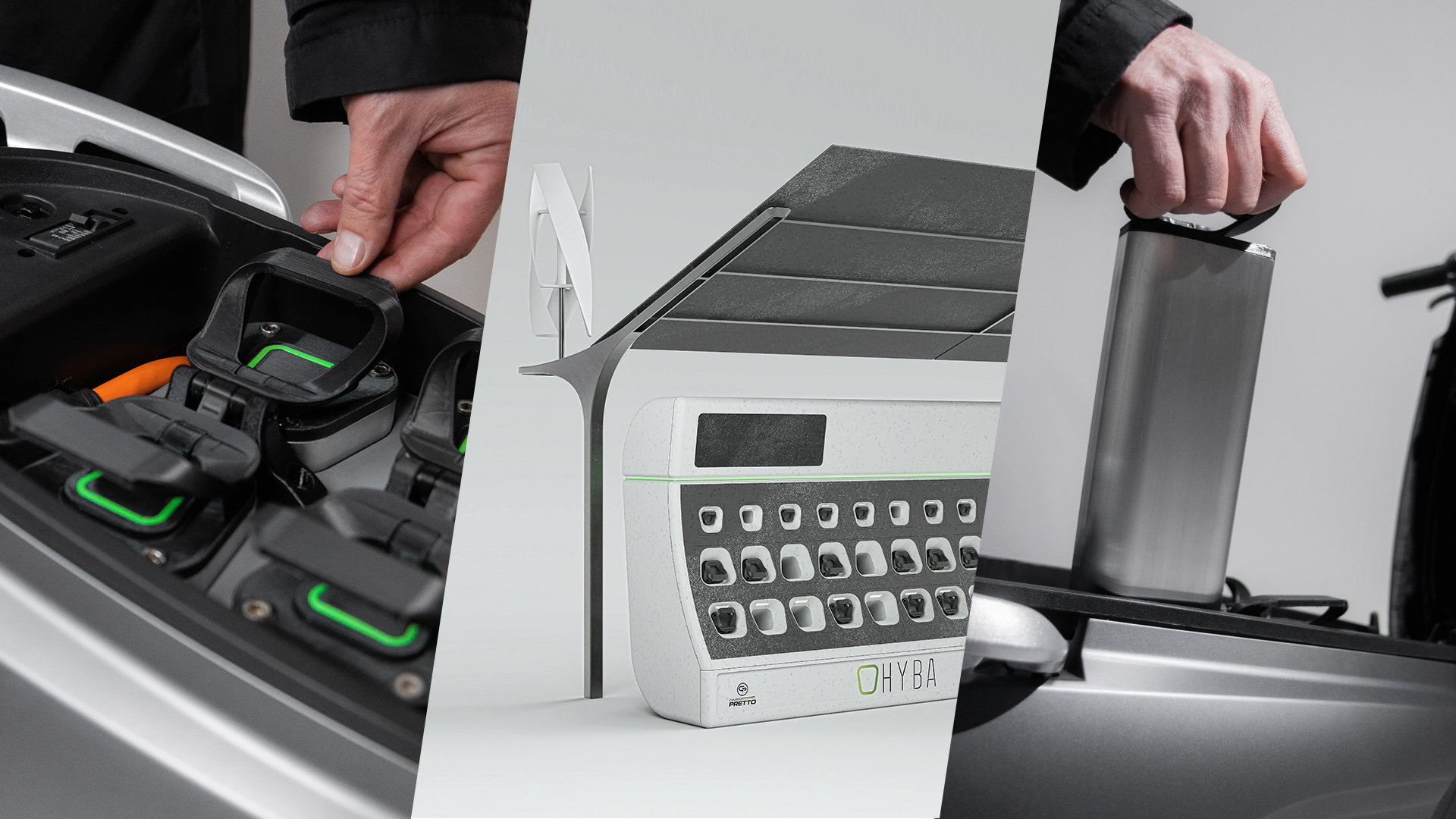 Hyba's Swappable Battery System