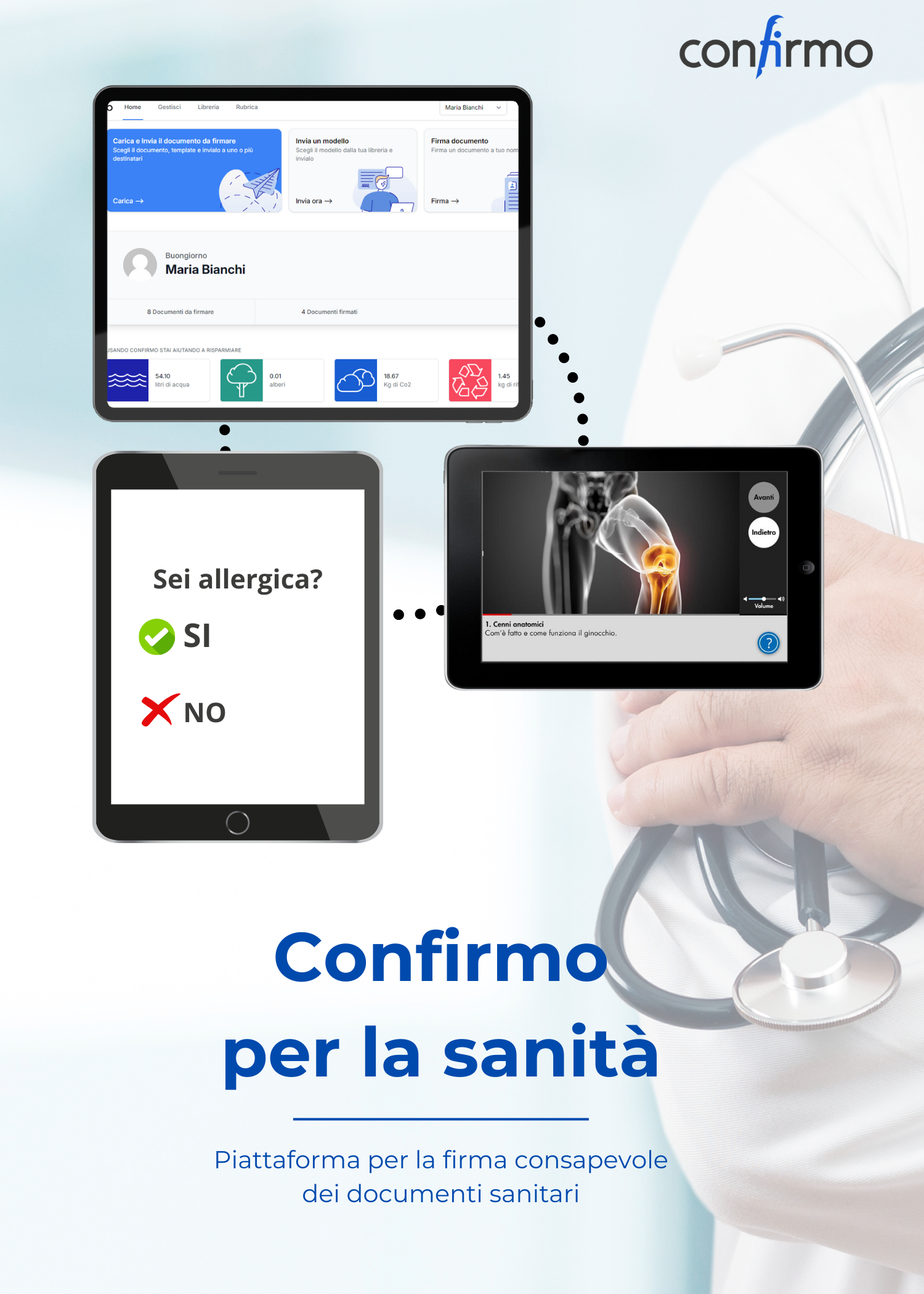 Piattaforma per la firma consapevole dei documenti sanitari