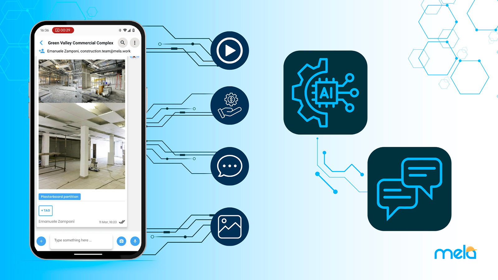 AI-powered chat for seamless field collaboration