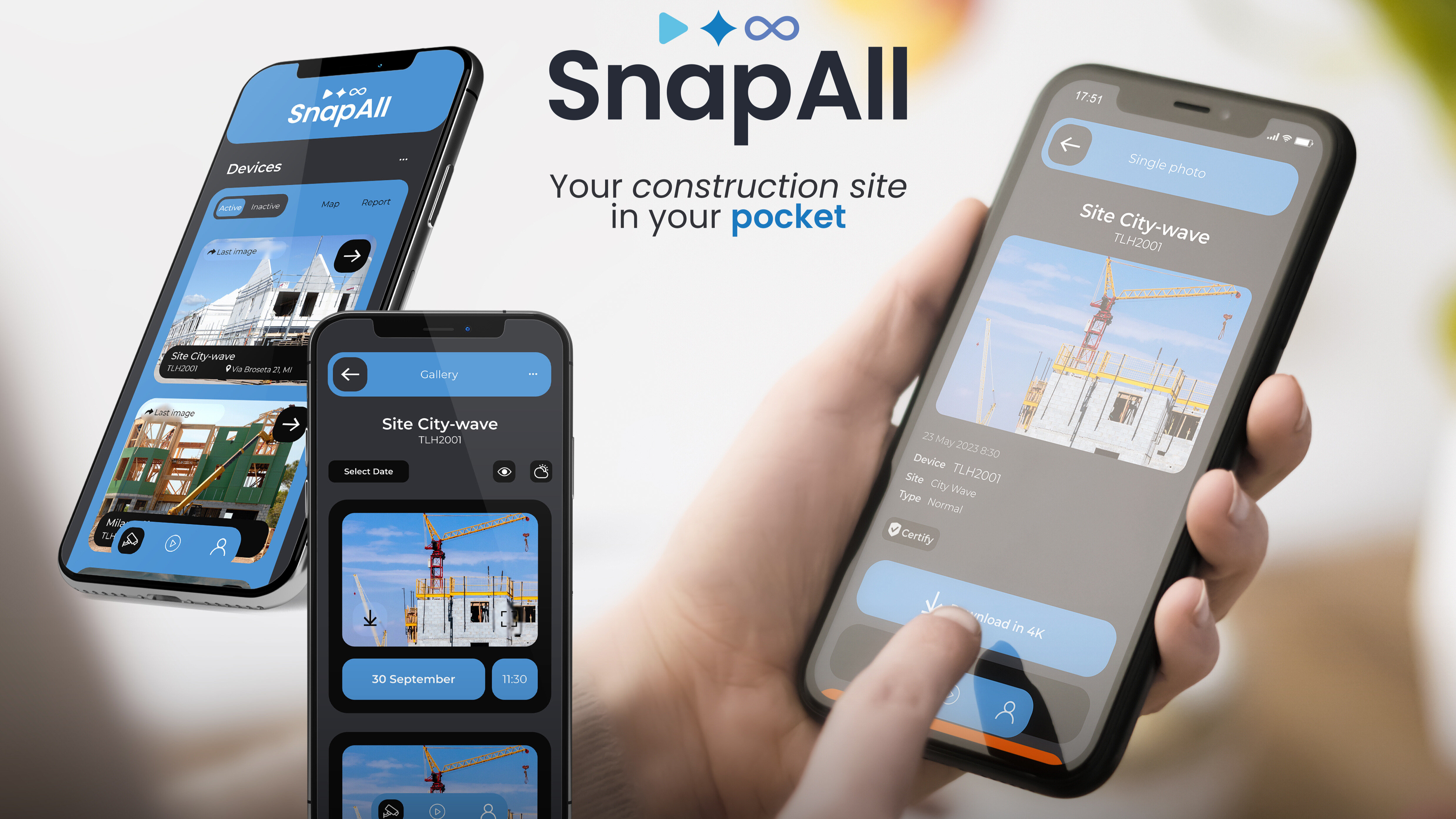 Remote construction site monitoring software