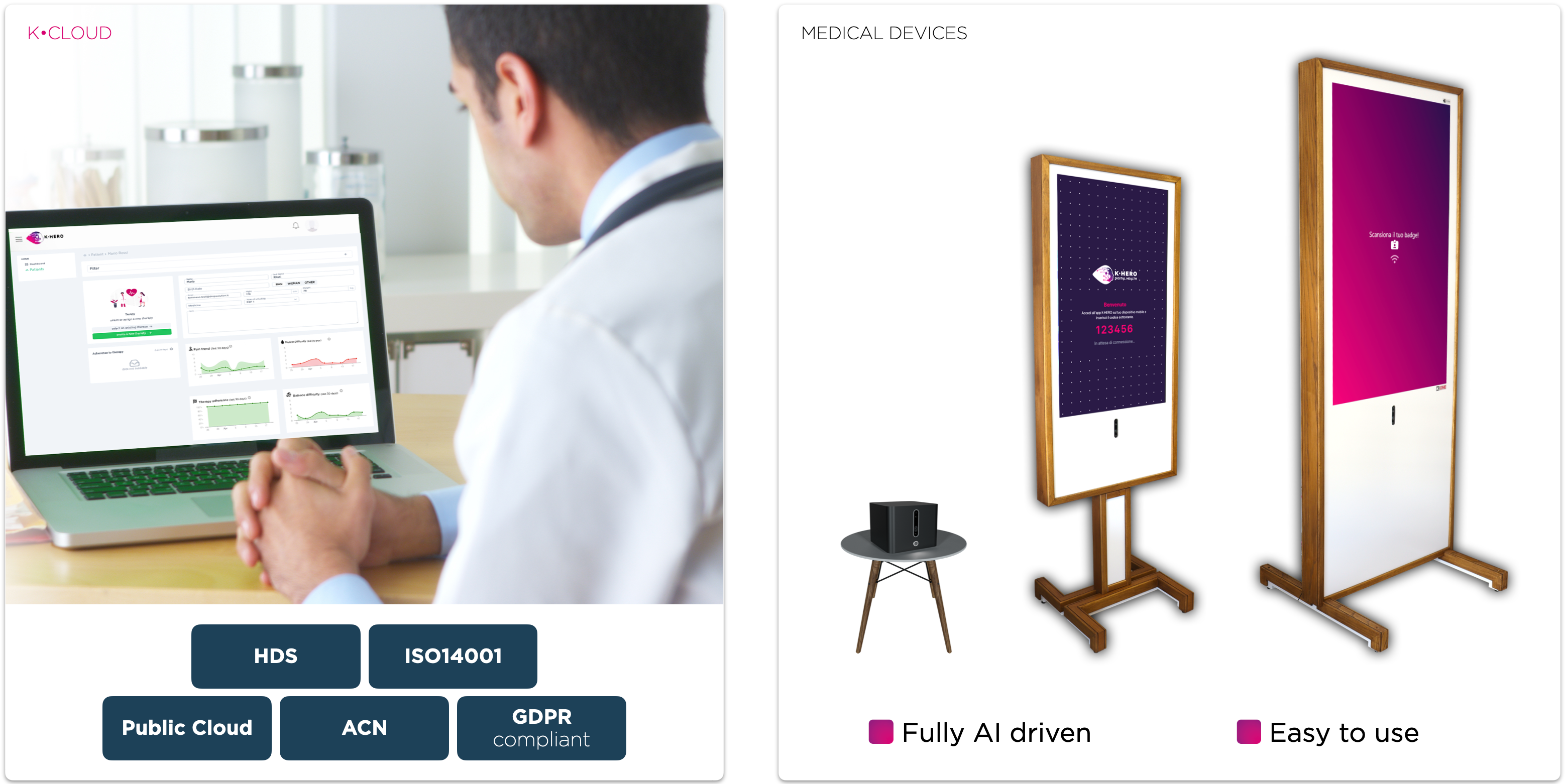 K•HERO: PERSONALIZED
TREATMENTS IN
MOTOR REHABILITATION AND RE-EDUCATION