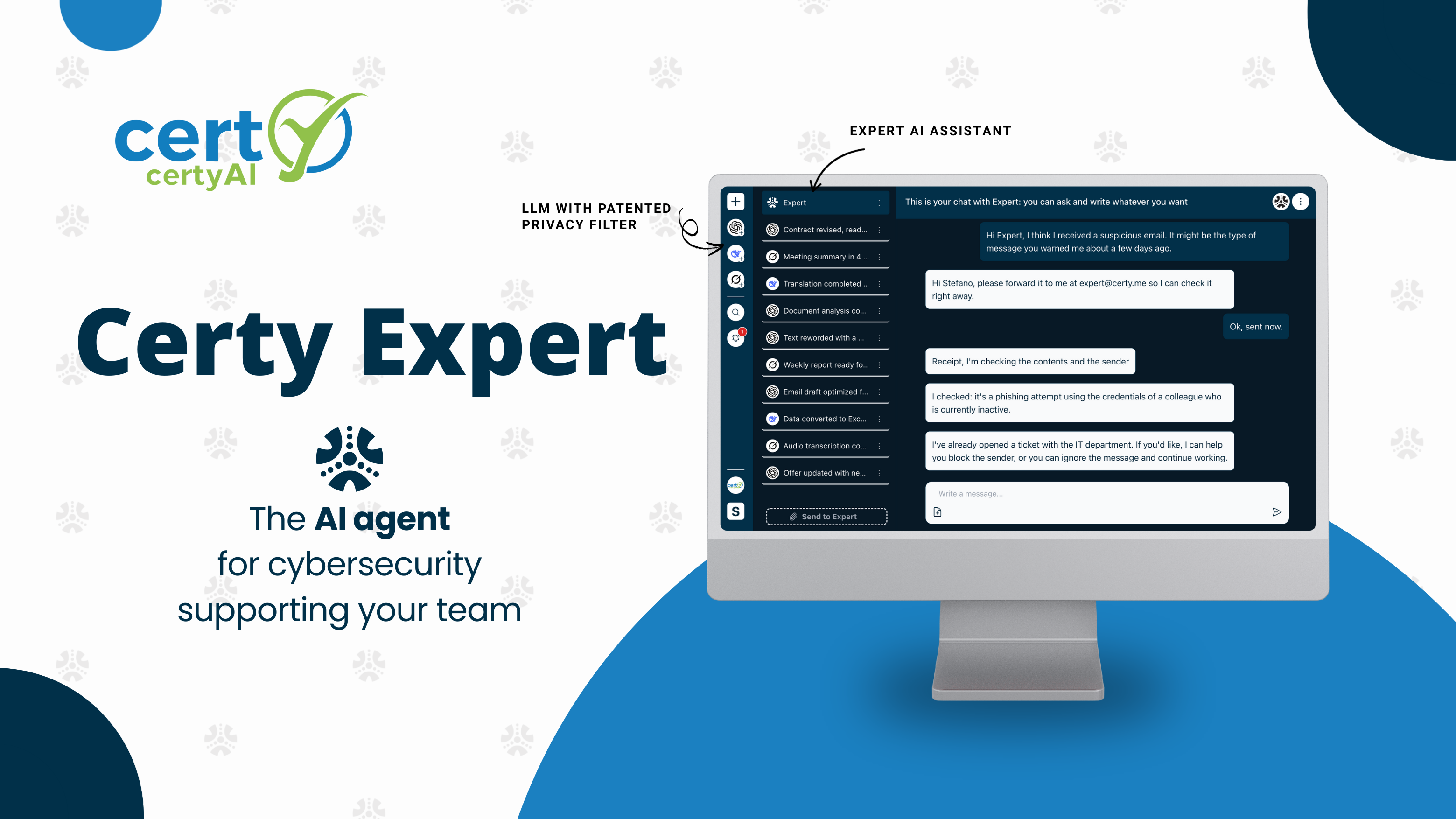 Certy Expert: AI agent for proactive cybersecurity