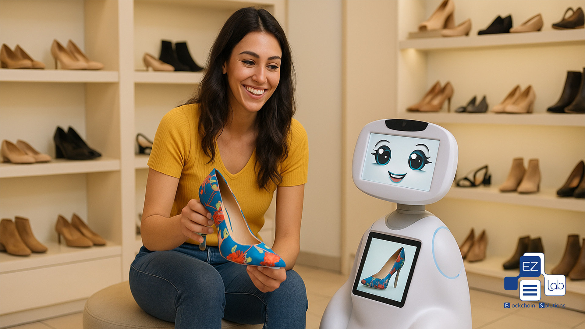 Emotional shopping through robotics and AR