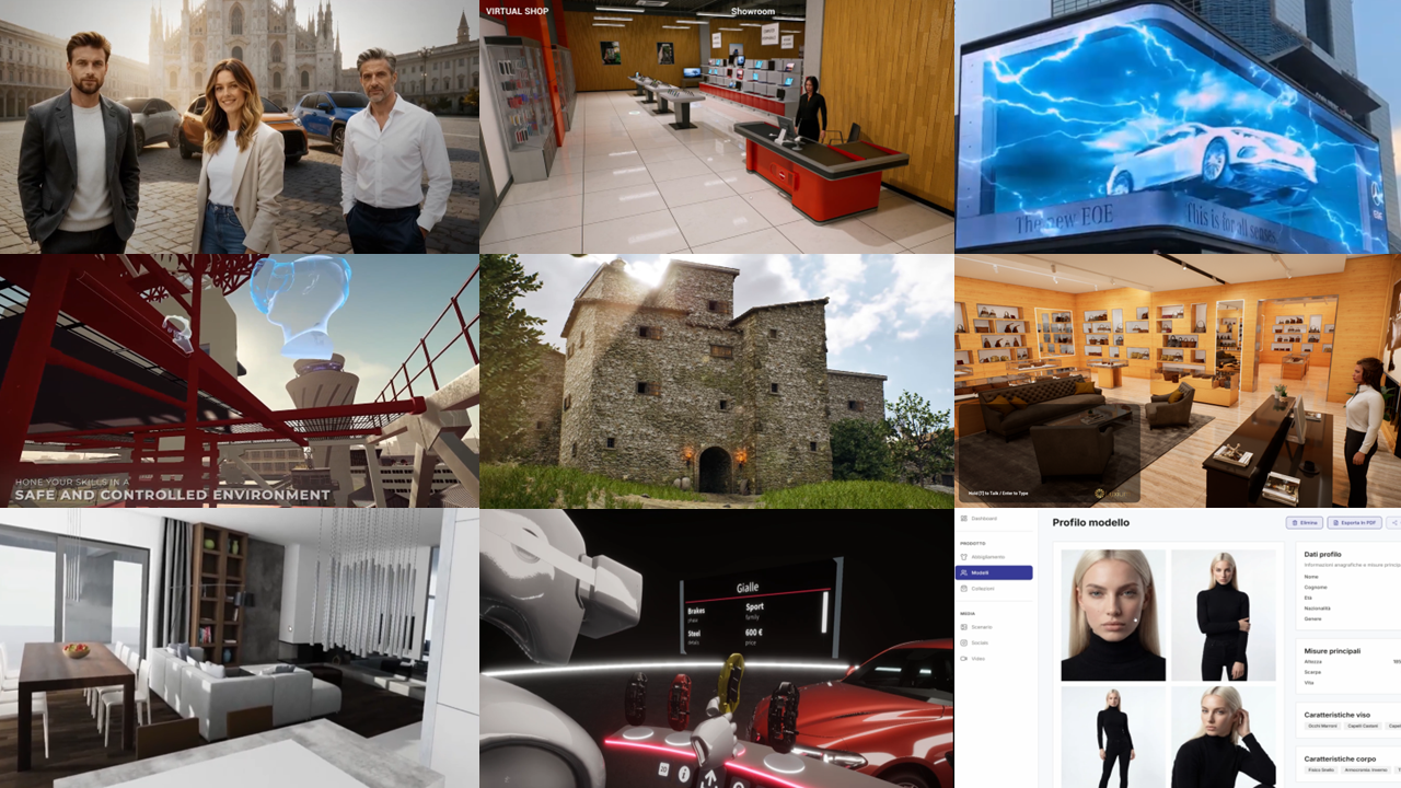 Visual and immersive experiences powered by AI