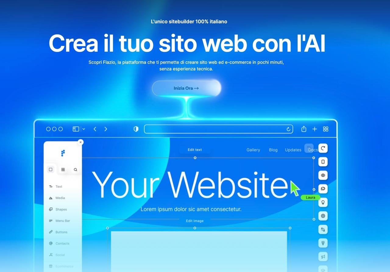 Flazio Sitebuilder - Crea un sito con AI per te e per i tuoi clienti