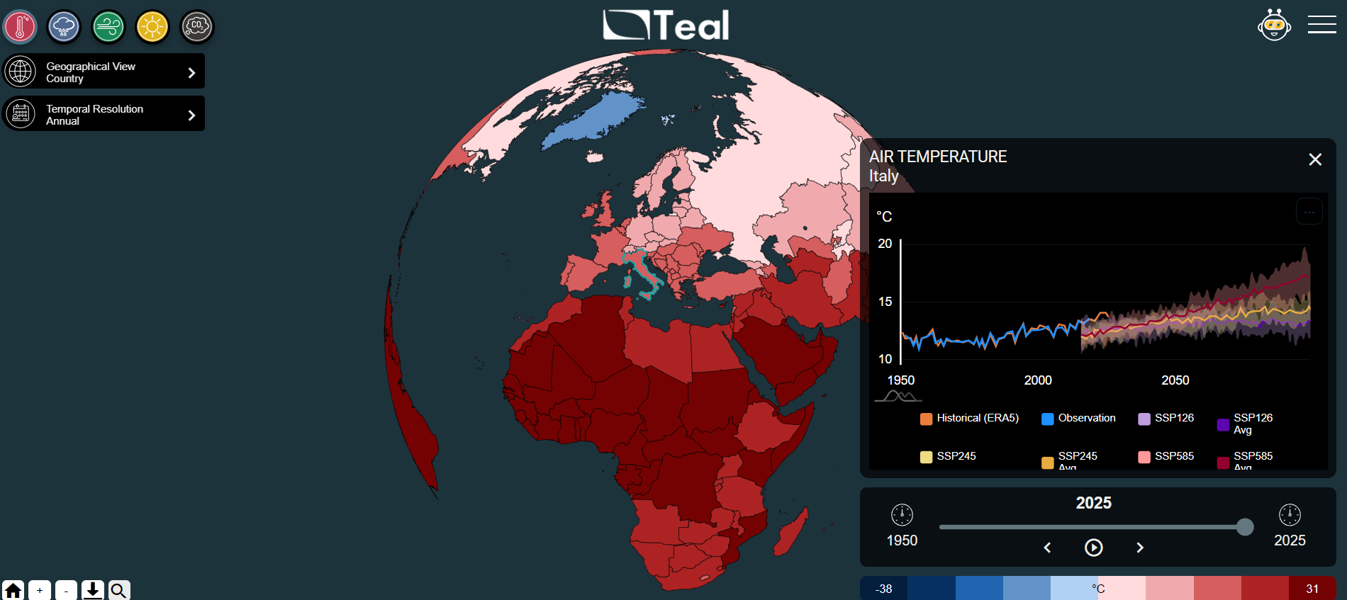 Teal Enterprise – Climate Intelligence Platform