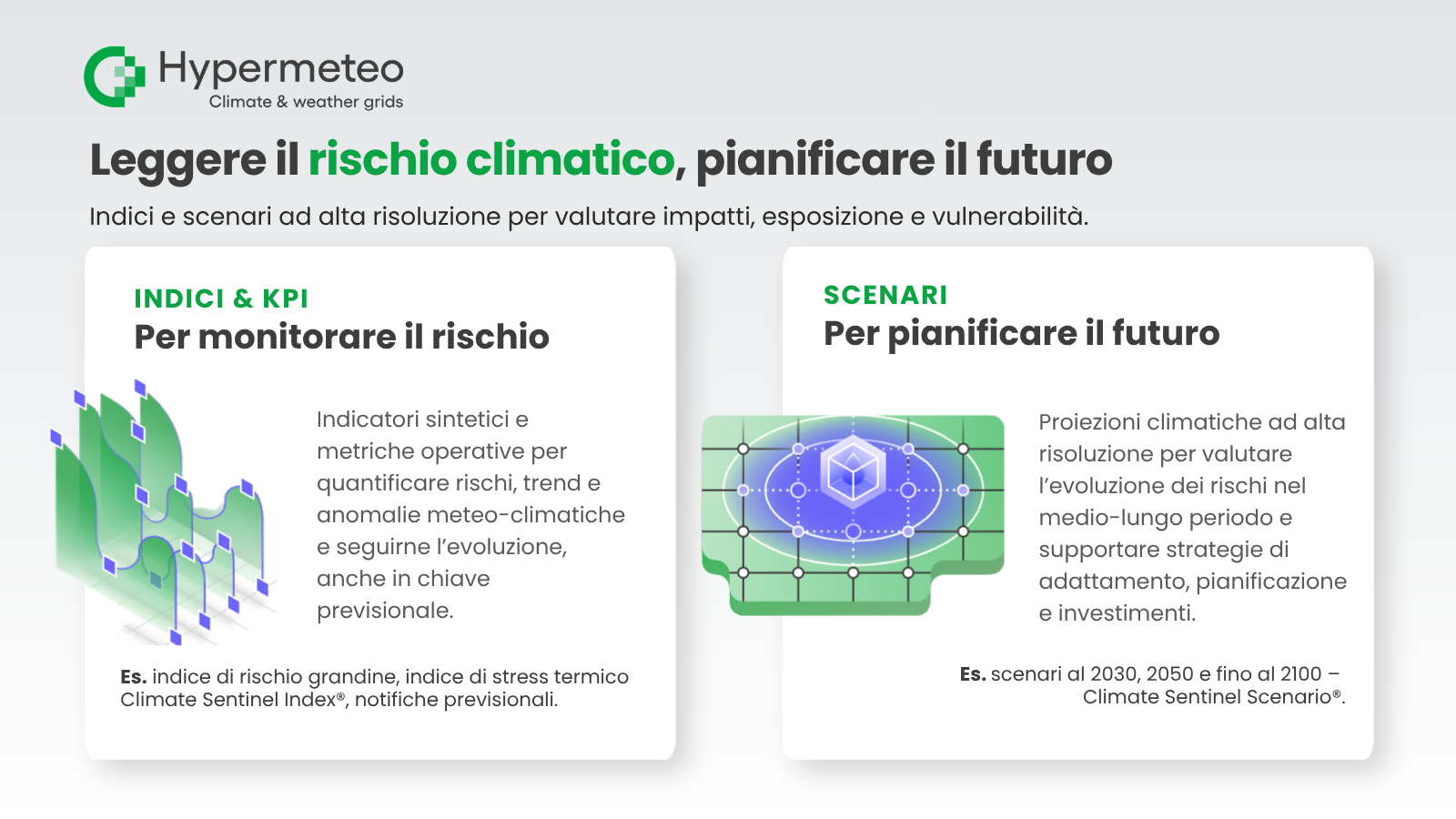 Indici e scenari meteo-climatici ad alta risoluzione