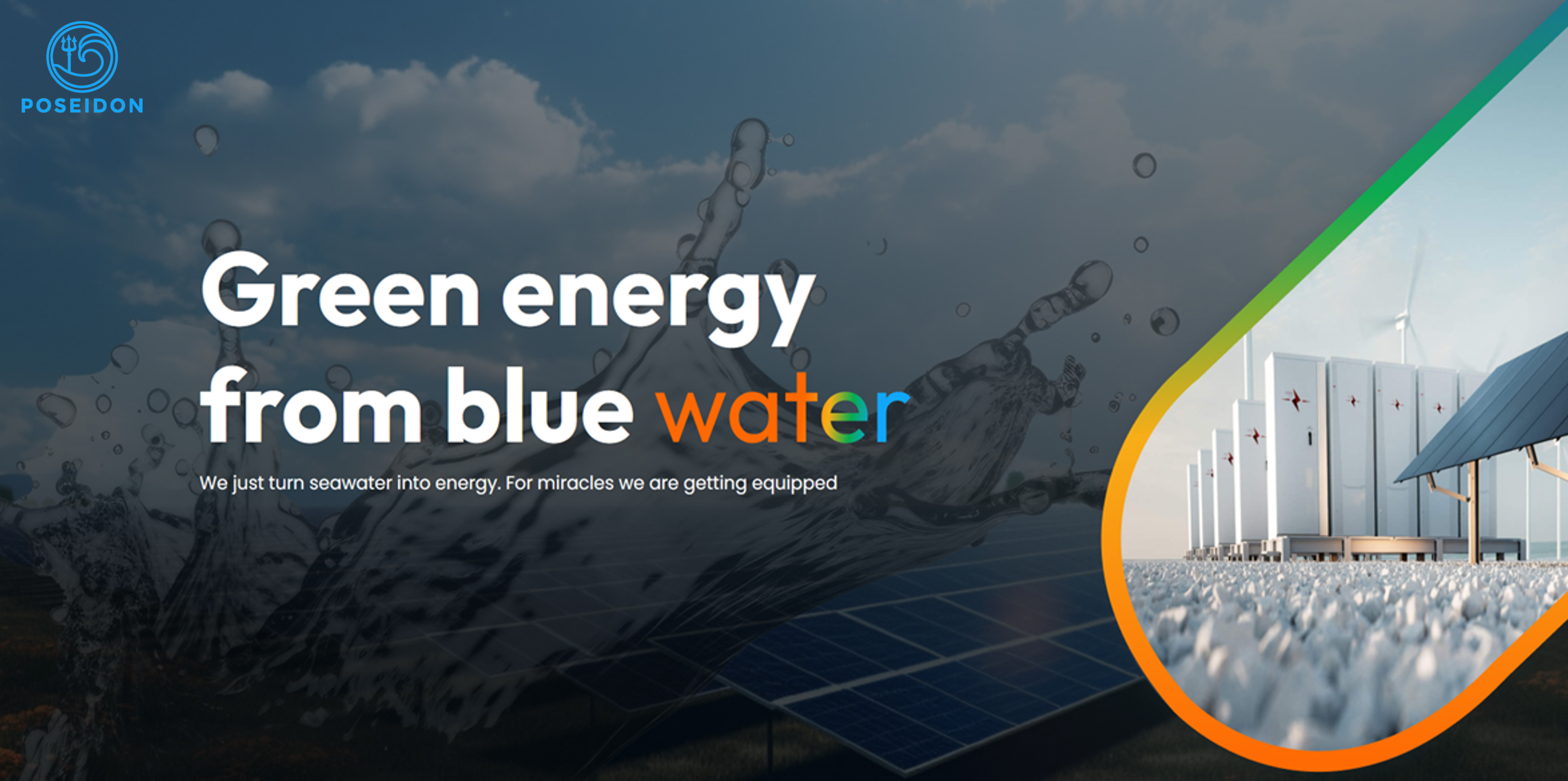 Trasformiamo acqua salata in perossido di idrogeno per immagazzinare energia ad alte prestazioni