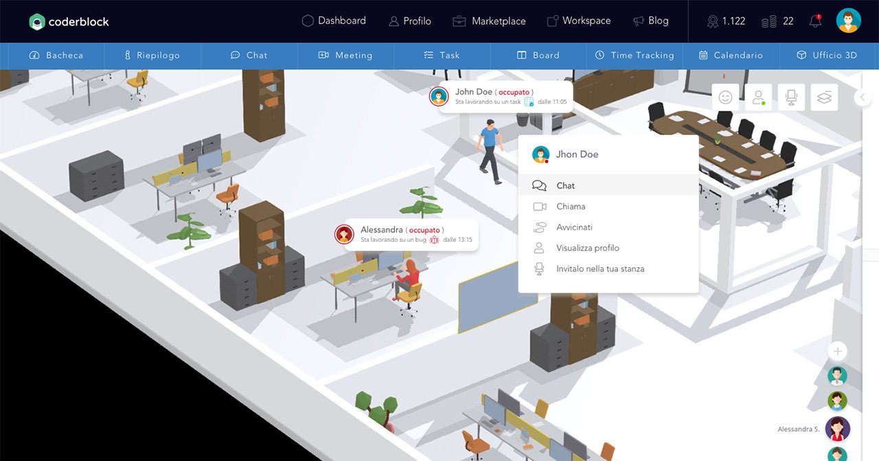Benvenuto nel tuo nuovo ufficio 3D