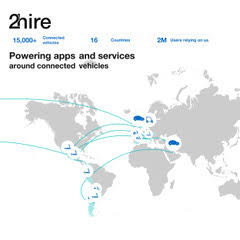 2hire enables businesses worldwide to build innovative services around connected vehicles and make millions of people move